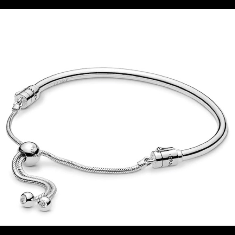 PANDORA moments, slide bangle bracelet